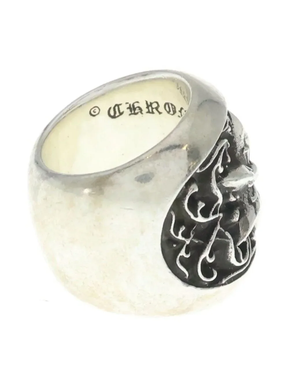 Chrome Hearts Clssc Oval Star Classic Ring Silver